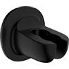 Wenko Supporto per Soffione Libertà, a Parete per Doccette, in Robusta Plastica (ABS), Rimovibile Senza Lasciare Residui, Diametro 7 cm, Nero
