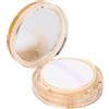 BRRNOO Contenitore vuoto per BB cream, fondotinta con cuscino d'aria, custodia portatile fai te sigillata con specchio e piumino per cipria e fard