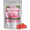 Guetella Fragole liofilizzate, frutta a fette, 100% frutta secca, naturale, senza additivi, alta qualità, fette di fragola, vegano, snack, pura frutta (150 g, Strawberries)