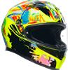 AGV CASCO INTEGRALE AGV K3 E2206 MPLK ROSSI WINTER TEST 2019 AGV : Taglia Int - S