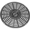 Jiawu Griglia di Ricambio per Friggitrice Ad Aria, Piastra Rotonda per Friggitrice Ad Aria, Piatto per Frutta e Verdura, Vassoio di Ricambio per Friggitrice con Spazzola in Silicone (22 CENTIMETRI)