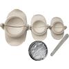 Dasertoe Empanadas Mold Maker Set Empanada Stampi con tagliapasta e cucchiaio di ripieno