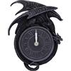 Nemesis Now Time to Burn - Orologio a forma di drago, in resina, 20 cm, multicolore