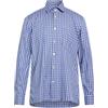 KITON - Camicia a quadri - Blu