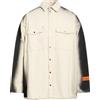 HERON PRESTON - Giubbotto jeans - Beige