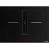 FRANKE Piano cottura a induzione con cappa integrata Smart 2Gether Black Lines FSM 7081 e 7081R HI Franke