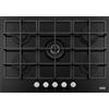 FRANKE Piano cottura incasso Smart Gas on Glass FHSM 755 4G DC BK C cristallo nero 5 fuochi Franke