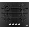 FRANKE Piano cottura incasso Maris Gas on Glass FHMA 604 3G DC BK C cristallo nero 4 fuochi Franke