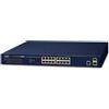 PLANET GS-4210-16P2S switch di rete Gestito L2/L4 Gigabit Ethernet (10/100/1000) Supporto Power over (PoE) 1U Blu [GS-4210-16P2S]