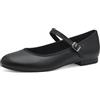 MARCO TOZZI Ballerine da Donna vegane con Cinturini Color Nero (Black Nappa) 39 EU
