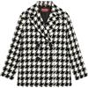 MAX MARA STUDIO Caban ELGAR in lana pied-de-poule