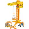 small foot Gru da cantiere con accessori da cantiere