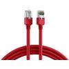 efbe Schott EFB-Elektronik Cavo patch RJ45 Cat.5e SF/UTP LSZH Draka UC300 TM11 incrociato rosso 3m Produttore: EFB Elektronik (K2793.3)