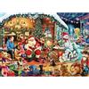 Ravensburger Spielverlag Puzzle Ravensburger - Andiamo a trovare Babbo Natale, 1000 pezzi