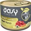 Oasy Dog GRAIN FREE Adult Small/Mini - Tocchetti di Manzo 200g, 200g, Kit x 12 pezzi (12 Pezzi)