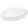 Galileo Casa 2147027 Sedile Copriwater Universale, MDF, Bianco, 44.5x33.4x4 cm