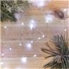 EMOS Catena luminosa a LED bianca fredda, 1,9 m, funzione timer, funzionamento a batteria (2 x AA), durata 10.000 ore, IP20 per interni