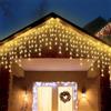 Levitantes Catena di luci - luci piatte tipo ghiacciolo, batteria 3AA, colore bianco caldo, dimensioni 10x0.6 m*