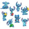 Just Play Stitch Set di personaggi collezionabili Lilo Disney, 8 pezzi, personaggi da collezione alti 5 cm, giocattoli per bambini dai 3 anni in su di Just Play