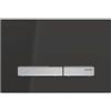 Geberit, Placca di comando Sigma50 115.788.DW.2, per risciacquo a 2 quantità, colore cromo nero 115788DW2