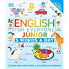 English for Everyone Junior: 5 Words a Day (Tascabile) DK 5-Words a Day