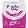 CORMAN SpA Lady Presteril Pura Protezione Notte con Ali, 10 Assorbenti