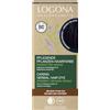 LOGONA Naturkosmetik Colorante vegetale per capelli in polvere vegana con indaco biologico per colori intensi e lucentezza, colore per capelli vegetali nero indaco (nero), 1 x 100 g