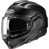 HJC, Casco Moto Modulare F100 UNI Semi Flat Black, XS