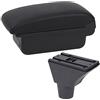 Baiqimv Per Fiat Per Panda II Scatola Braccioli Auto Scatola Braccioli Portabicchieri Interfaccia USB Scatola Portaoggetti Per Console Centrale Auto Interna