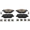 FERODO Kit pastiglie freni Anteriore con segnalatore acustico usura con accessori FDB4458 Compatibilità con OPEL Corsa D Hatchback S07 Corsa D Van S07, FIAT 500 312 500L 351, 352 500 C 312