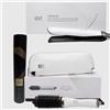 GHD KIT CON SPAZZOLA GHD DUET BLOW DRY BIANCA CON POCHETTE + PIASTRA GHD CHRONOS BIANCA + LACCA GHD 400 ML