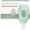 SmoothSkin Dispositivo di depilazione Pure Mini Lite IPL Green - Depilazione laser compatta a casa per donne, sicuro per viso e corpo, riduzione permanente dei capelli, delicato e indolore, risultati