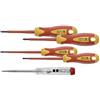 Högert Technik Set di cacciaviti 1000 V in acciaio S2 + tester di tensione HT1S994/5 pz/Hogert technik 5901867179340