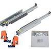 vasalat Blum MOVENTO TIP-ON 760H - Guide per cassetti, 320 mm, estensione completa, 40 kg, 1 paio, con giunto e accessori di montaggio