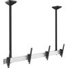 CONCEPTRONIC supporto TV a parete 55" inclinabile nero e argento