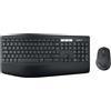 ‎Logitech Logitech MK850 Kit Tastiera e Mouse, Layout Francese Azerty, Nero AZERTY, france