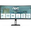 AOC V5 CU34V5C/BK Monitor PC 86,4 cm (34") 3440 x 1440 Pixel Wide Quad HD LED