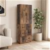 vidaXL Set di armadi 2 pcs Legno ingegnerizzato Armadio Stoccaggio Modulare vidaXL