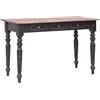 vidaXL Scrivania con Cassetti Bianca 117x57x75 cm Massello di Recupero vidaXL