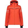 CMP Giacca Sci da Donna Protect con Cappuccio Removibile Rossa Taglia 42 Codice 31W0216-C827