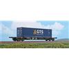 ACME 40410 carro porta container tipo Sgnss '60, GTS,