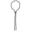 Prada Triangle Pendant Adjustable Necklace 156730415 [U]