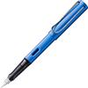 Lamy AL-star oceanblue - Stilografica con impugnatura ergonomica e pennino in acciaio lucido misura EF - corpo in alluminio leggero - cartuccia T 10 blue inclusa - destrimani