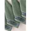 ALVIERO MARTINI SET 4 LAVETTE TARTAN GREEN 30x30