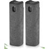 Mketnymy Kit spray per la pulizia dello schermo, flacone spray 2 in 1 per iPhone, iPad, AirPods, schermo di riproduzione auto, occhiali, smartphone, tablet (2 unità)