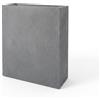 Vaso rettangolare alto KUBE TOWER CASSETTA 70X30 H90 - EURO3PLAST, CEMENTO