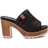 REFRESH 172703, Sandali Donna, Nero, 36 EU