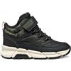 Geox J Flexyper Plus Boy, Stivale alla Caviglia, Black Military, 29 EU