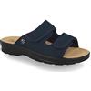 Fly Flot Aldeno, Ciabatte Uomo in Rete Elastica, con Strappo Regolabile e Sottopiede in Evopell, Blu, 40 EU