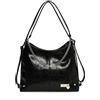 AINUOEY Donna Borse a Mano Borsa a Spalla Elegante Grandi Firmate Marca Tracolla Antifurto PU pelle 79322 1 pz Nero
